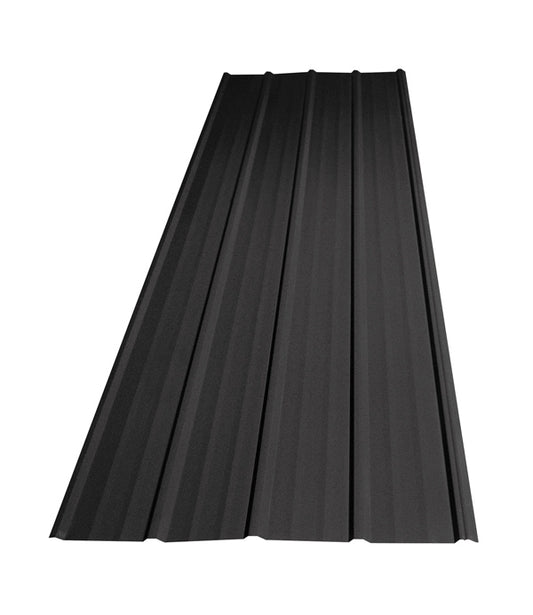 The Muskoka Rib Panel - 43.5" Wide x 8' Long - Crinkle Black