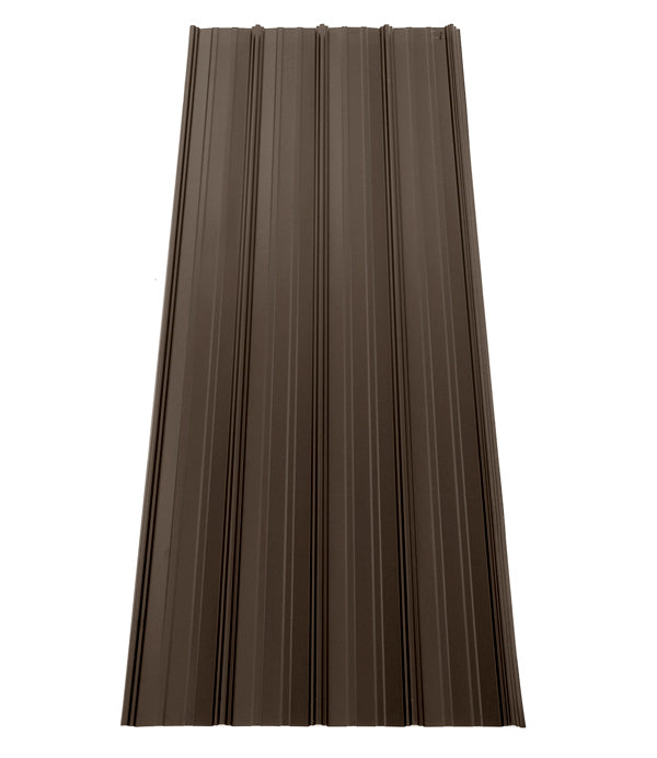 The Summit Rib Panel - Dark Brown SMP – Steel Tile Off Cuts